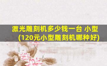 激光雕刻机多少钱一台 小型(120元小型雕刻机哪种好)